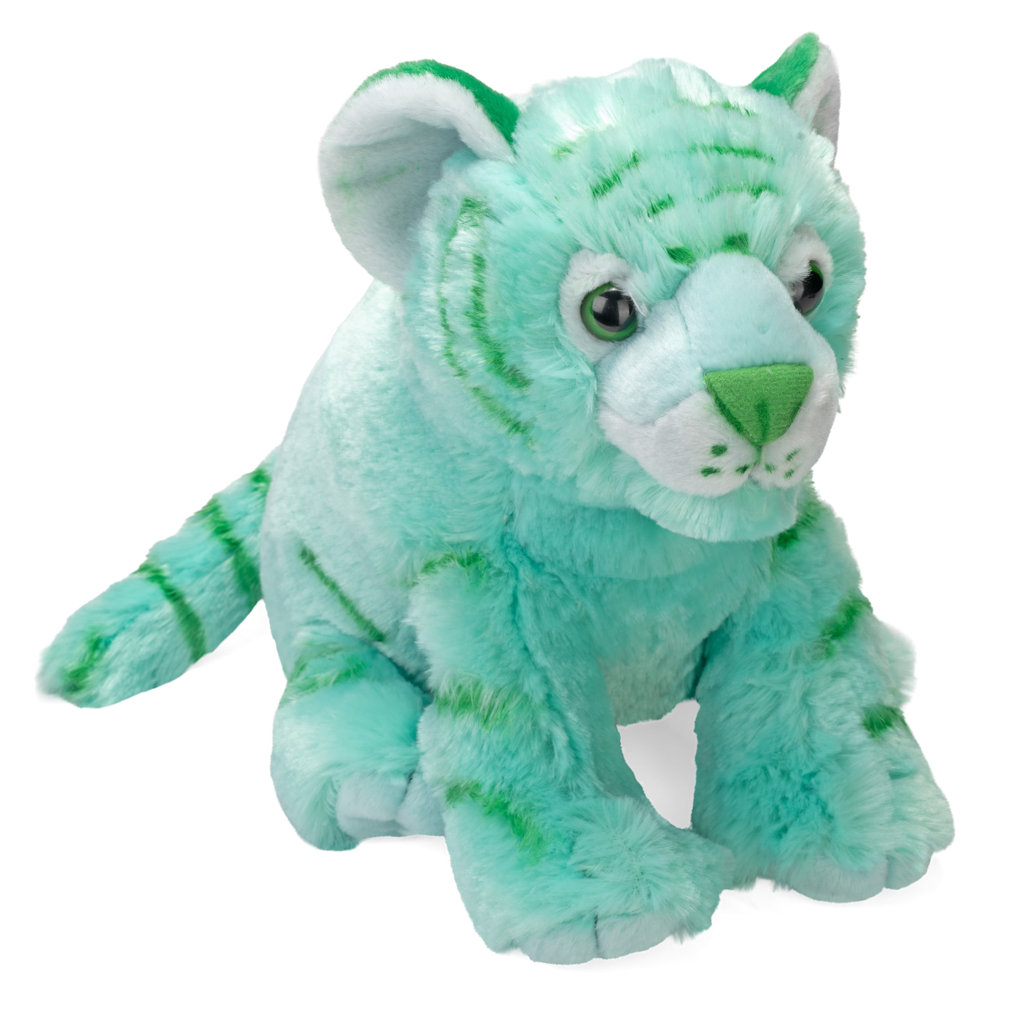 Wild Republic Tiger Stuffed Animal, Plush Toy, Gifts for Kids, Mint Green, Cuddlekins 12 Inches