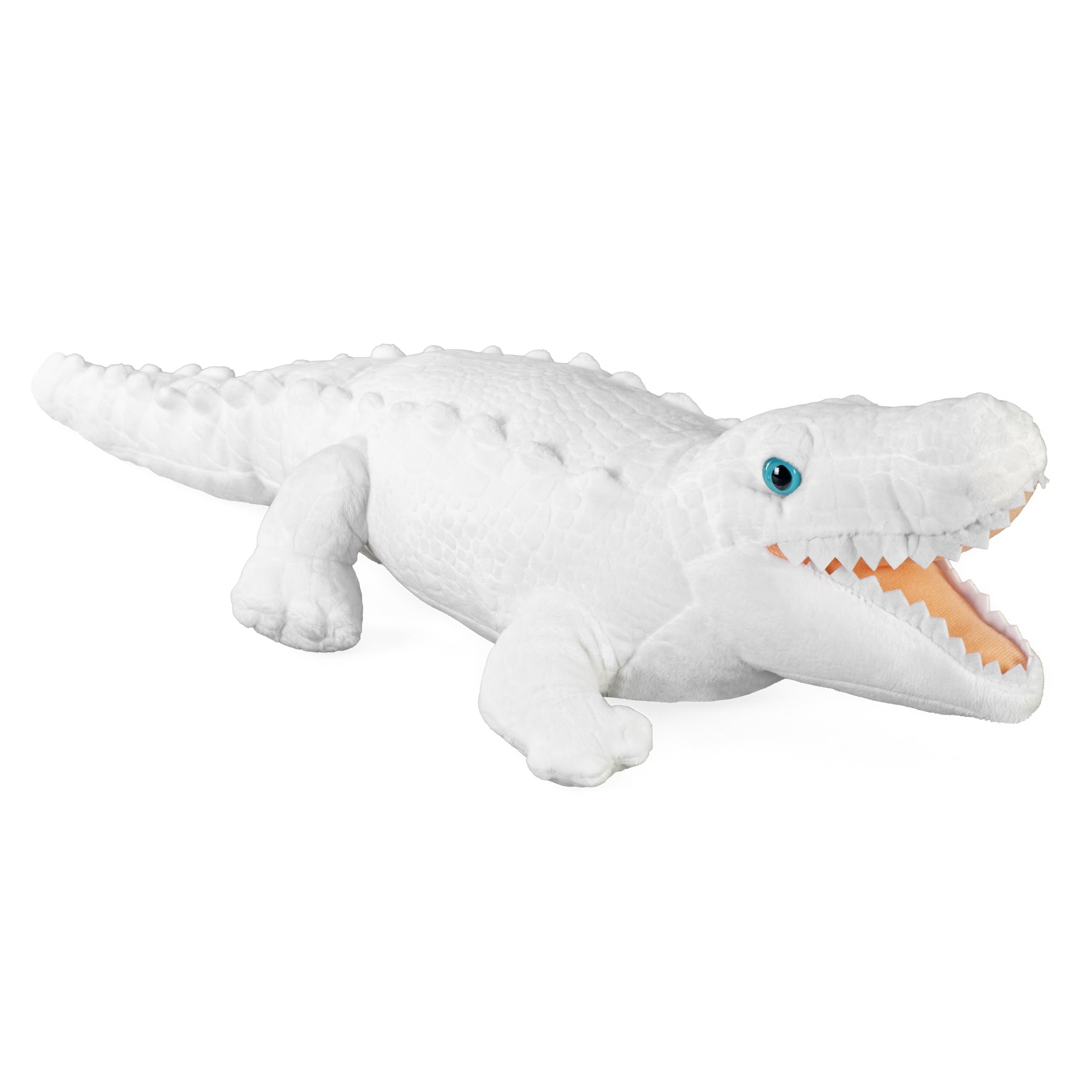 Wild Republic White Alligator Plush, Cuddlekins, Stuffed Animal, Plush Toy, Gifts for Kids, 12 Inches