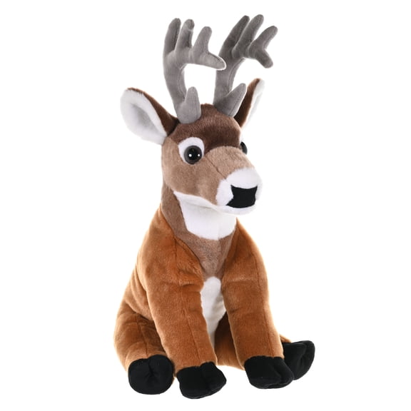 Wild Republic White Tailed Buck Plush, Stuffed Animal, Plush Toy, Gifts for Kids, Cuddlekins 12 Inches