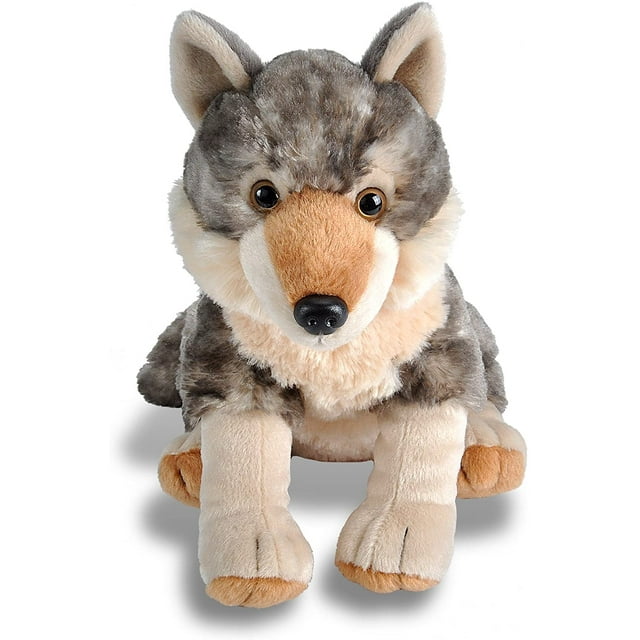 Wild Republic Cuddlekins Soft and Cute Wolf Stuffed Toy, Perfect Kid ...