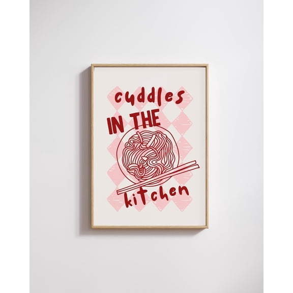 Cuddles in Kitchen Poster, Arctic Monkeys Inspired Print, Indie Rock Lyrics Wall Art , Poster Print Only