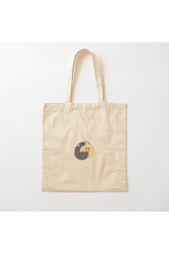 Cuddling Rats Russian Blue And Topaz Canvas Tote Bags, Reusable Shopping Bag