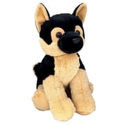 Plush Gear K-9 The German Shepherd 16" Stuffed Dog   Soft Plush Puppy Toy for Kids, Gifts, and Collectors Bedtime