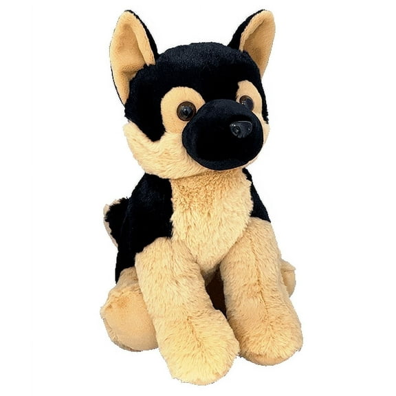 Plush Gear K-9 The German Shepherd 16" Stuffed Dog Soft Plush Puppy Toy for Kids, Gifts, and Collectors Bedtime