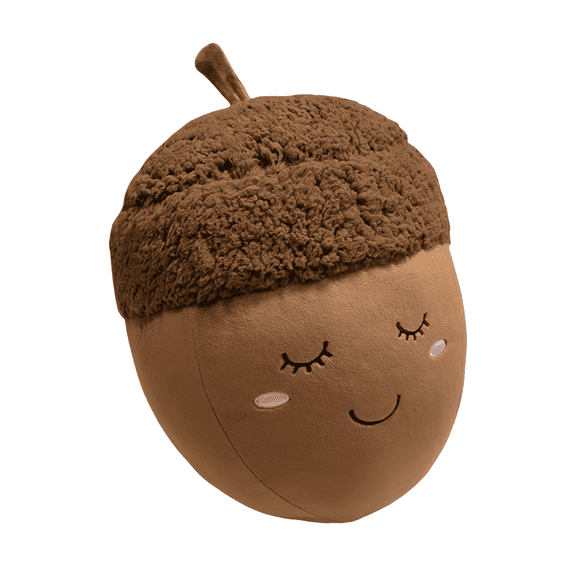 Cuddly Chestnut Stuffed Pillow - Realistic Soft Handmade Food Plush Toy - By Tigerbear Toys