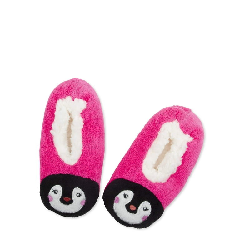 Cuddly Critters Fuzzy Babba Slipper Socks Little Girls Big
