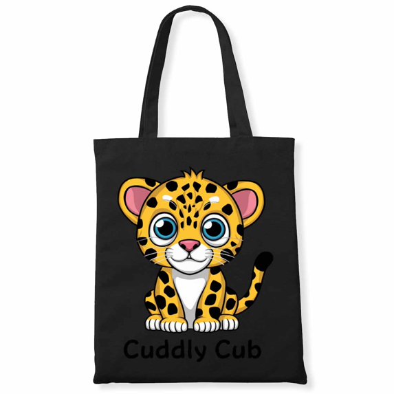 Cuddly Cub Halloween Funny Canvas Bag Gift For Women Canvas Bag 1Pc