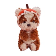 Cuddly Dog Stuffed Animals and Plush Toys, 11 Inch Huggable Soft Toys and Plushies, Great Gift Ideas for Dog Lover, Fluffy Dog Plush with Apple Head Cover