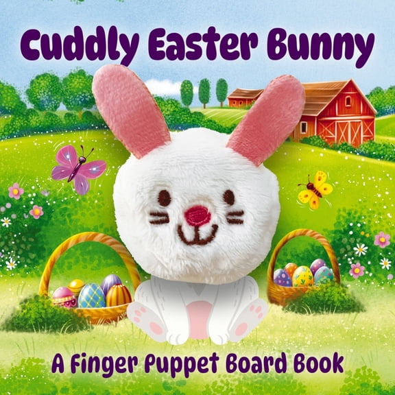 Cuddly Easter Bunny: A Finger Puppet Board Book, (Paperback)