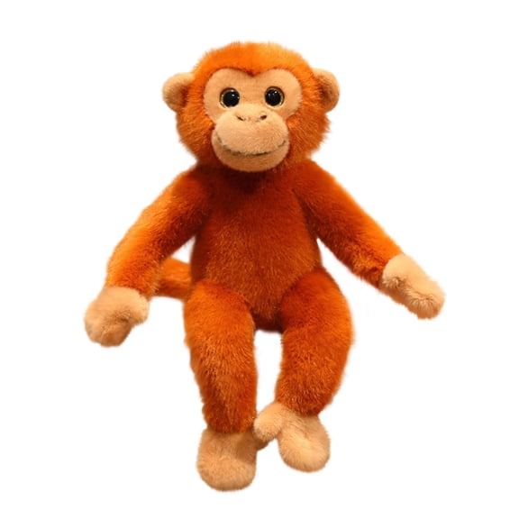 Cuddly Orangutan Stuffed Animal, Soft Plush Monkey Pillow, 13-inch Stuffed Toy, adults Gift for Boys and Girls, Huggable Comfort Toy