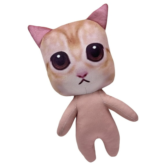 Cuddly Plushie Throw Pillow Plush Soft Stuffed Felines for Play Used for Home Decors