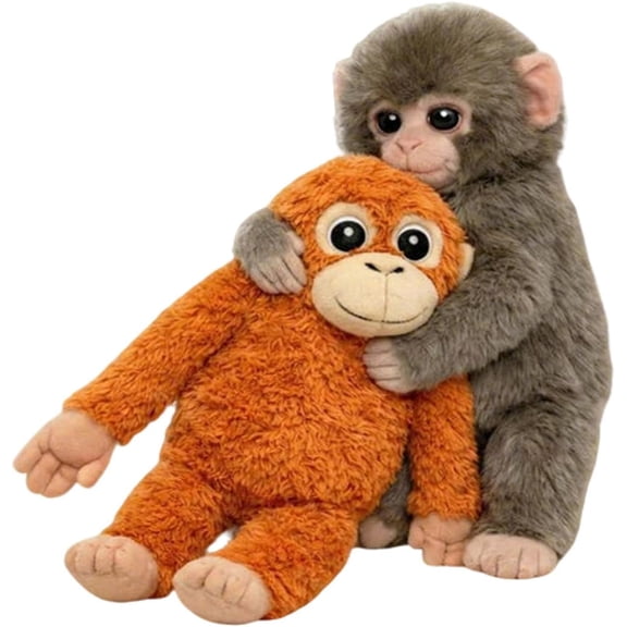 Cuddly Punch Monkey Plush - Soft Monkey Stuffed Animal Toy, Eco-Friendly Washable Monkey Punch Plushie, Symbol of Friendship & Protection Holding Monkey Teddy, Unique Gift for Fans
