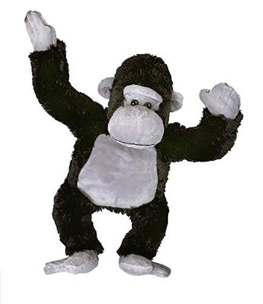 Cuddly Soft 16 inch Stuffed Black & Grey Gorilla- We Stuff 'em
