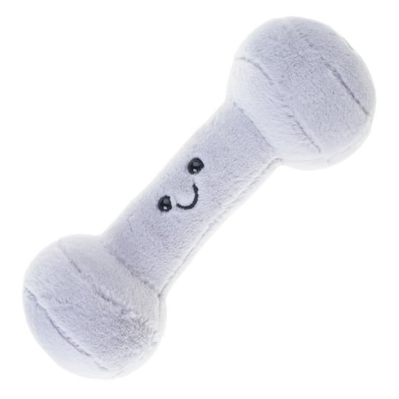 Cuddly Toy Dumbbell Plush Set For Newborns Textured Doll Baby Throw Pillow Early Education Toy