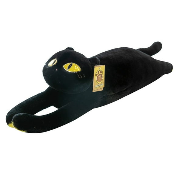 Cuddly USB Heated Cat Soft Cushion Warm Compress Doll Comfortable Sleep Companion for Home Relaxation Pillow and Living Room