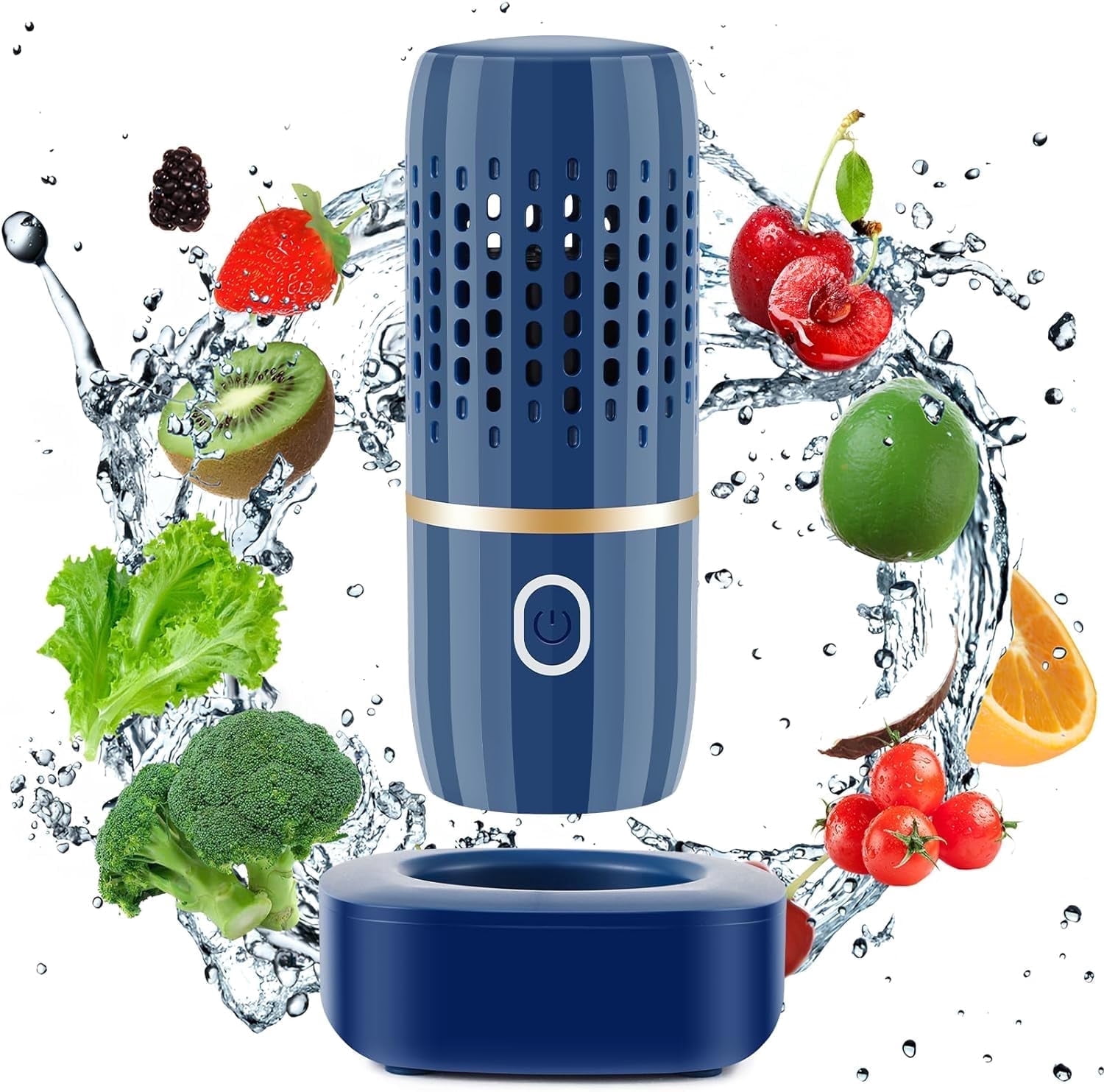 Fruit and Vegetable Purifier Washing Machine Capsule Shape Cleaner ...