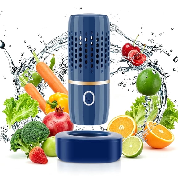 Fruit and Vegetable Purifier Washing Machine Capsule Shape Cleaner Disinfection Machine OH-ion Purification Technology for Cleaning Fruits and Vegetables Rice Meat