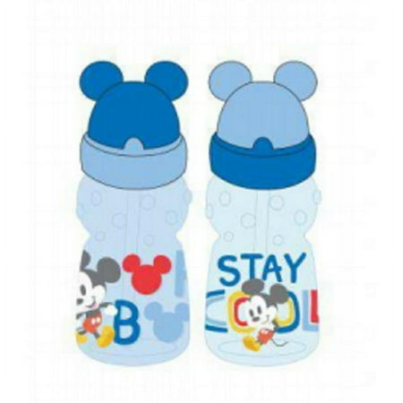 Cudlie Disney Mickey Mouse 11oz Baby Boy's Set of Two Straw Sippers, Stay Cool