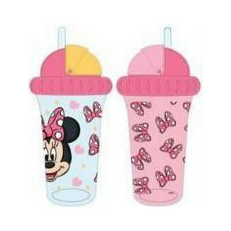 Cudlie - Minnie 2 Pk Straw Sipper, Bows On Bows