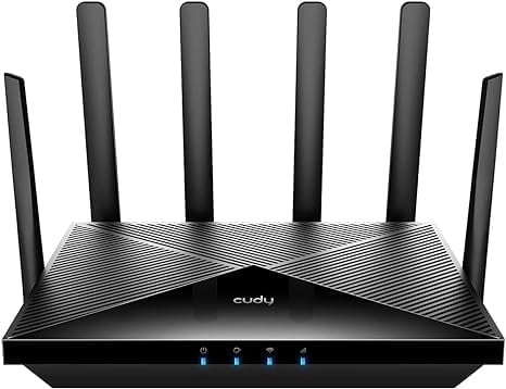 Cudy P5 AX3000 5G WiFi 6 Router, Dual SIM Cellular Router with VPN and Detachable Antennas for Home and Travel