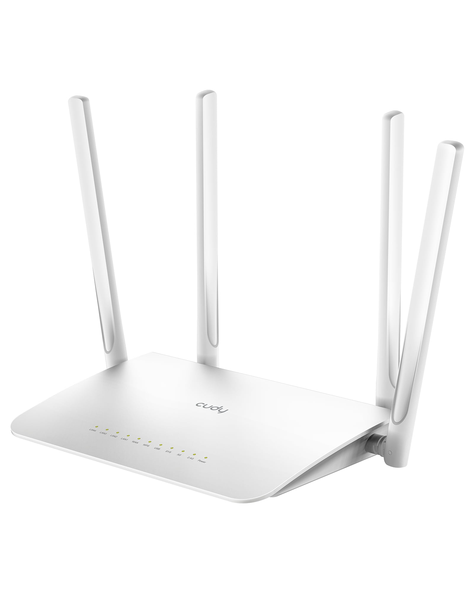 Cudy AC1200 Gigabit Wi-Fi Router, 4 Gigabit RJ45, 4 antenne 5dBI, U