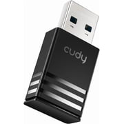 Cudy AC1300 USB WiFi Adapter, Dual Band 2.4GHz and 5GHz, Compatible with Windows and Mac OS, WU1300S