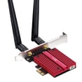 thumbnail image 1 of Cudy AX5400 Wireless WiFi 6E PCIe Card for PC, Bluetooth 5.3, AX210 Module Inside, Bluetooth 5.2/5/4.0, 802.11ax/ac/a/b/g/n, Windows 11,10, WE3000S, 1 of 9