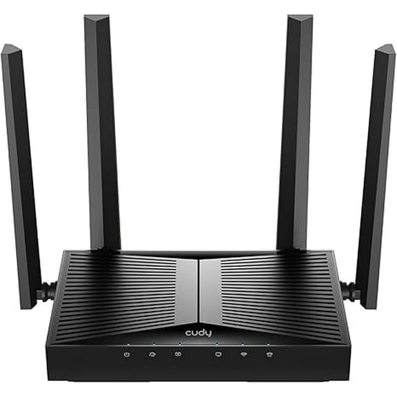 Cudy - BE3600 Dual-Band Wi-Fi 7 Router, Lightning-Fast Speeds, 2.5G Multi-Gig Connectivity, Far-Reaching Coverage, Smooth and Stable, WR3600H - Black