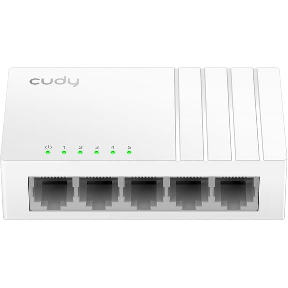 Cudy GS105U 5-Port Gigabit Ethernet Unmanaged Network Switch with USB-C Power Input