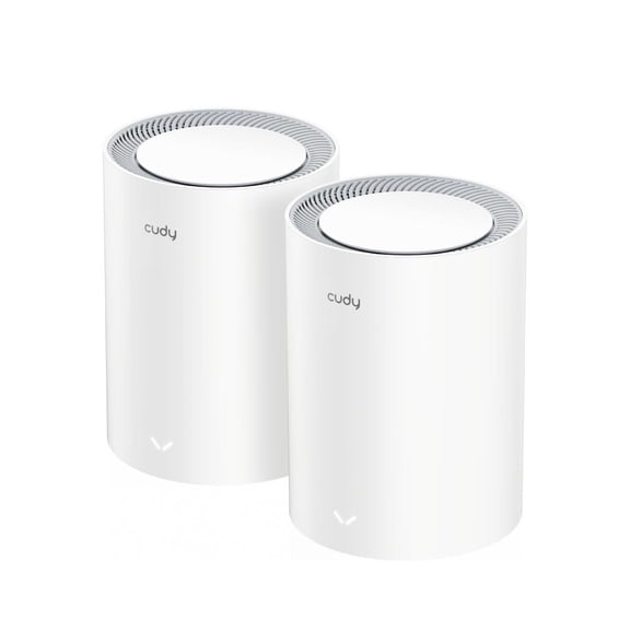 Cudy M3000 AX3000 Wireless Dual-Band Wi-Fi 6 Multi-Gig Mesh Router, 2-Pack