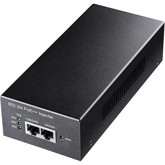 Cudy POE400 90W Gigabit Ultra PoE++ Injector Adapter, IEEE 802.3 bt /802.3at/802.3af Compliant, Up to 90W Ultra Power Supply, 10/100/1000Mbps Shielded RJ-45, Plug & Play, Metal housing