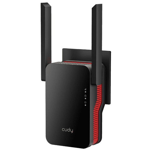 Cudy AX3000 Wi-Fi 6 Dual-Band Extender & Repeater, 802.11ax, Coverage up to 3000 sq.ft., Supports 70 Devices, MU-MIMO, Beamforming, OFDMA, WPA3