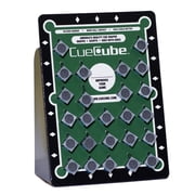 Cue Cube Nickel Radius .418 Billiard Pool Cue Tip Tool Display   25-Pack Silver Color | 2-in-1 Pool Cue Tip Shaper & Scuffer, Made in USA