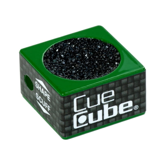 Cue Cube Pool Billiard Cue Tip Tool 2 in 1 Shaper Scuffer Nickel or Dime Radius Choose your Color