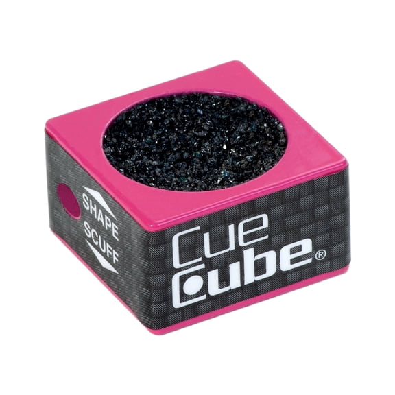 Cue Cube Pool Billiard Cue Tip Tool 2 in 1 Shaper Scuffer Nickel or Dime Radius Choose your Color