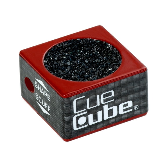 Cue Cube Pool Billiard Cue Tip Tool 2 in 1 Shaper Scuffer Nickel or Dime Radius Choose your Color
