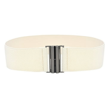 Cuekondy Belt Buckle Stretch Dress Belt Lady Elastic Waist Wide Belts Women Wide Fashion Belt