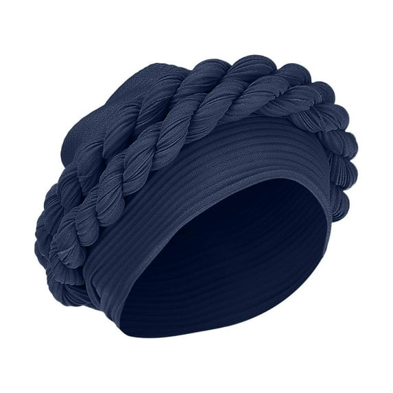 Cuekondy Blue Baseball Caps Women Turban Hat Cap Hair Bonnet Head Scarf Wrap Cover Gifts