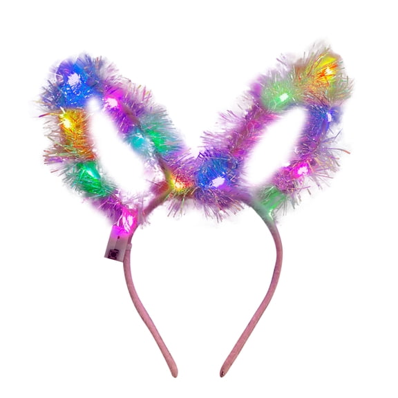 Cuekondy Heardband for Rabbit Ears Headband Luminous Flashing Headband Accessories Multicolor Heardband