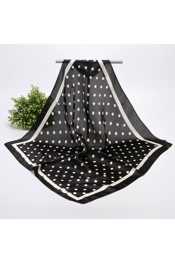 Scarf for Women Scarf Multi-Purpose Bandana Gift Sets– Headband, Wrap, Protective Coverage Black Scarf