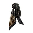 thumbnail image 1 of Cuekondy Silk Scarves for Silk Scarf Small Square Scarf Ladies Silk Scarf Spring and Summer Thin Fashion Retro Scarf Black Silk Scarves, 1 of 2