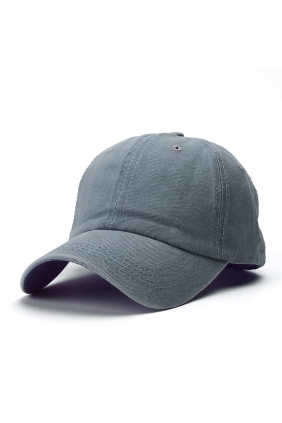 Visors Unisex Children Casual Solid Baseball Hat Adjustable Washed Baseball Cap