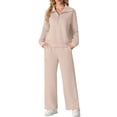 thumbnail image 1 of Cueply 2 Piece Sets for Women Outfits Sweatsuits Long Sleeve Sweatshirts Sweatpant Lounge Set with Pockets, 1 of 8
