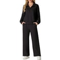 thumbnail image 1 of Cueply 2 Piece Sets for Women Outfits Sweatsuits Long Sleeve Sweatshirts Sweatpant Lounge Set with Pockets, 1 of 6