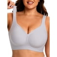 thumbnail image 1 of Cueply Bras for Women Plus Size Wireless Bra Full Coverage Support Wide Strap Seamless Comfort, 1 of 9