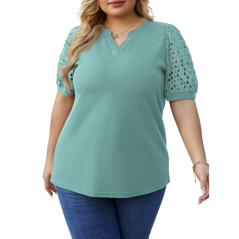 Women Lace short Knitted top Women Lace short Knitted top