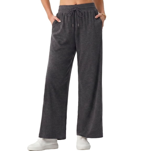 Cueply Wide Leg Sweatpants Women Casual Baggy Heavyweight Lounge Sweat Pants Winter Joggers with Pockets