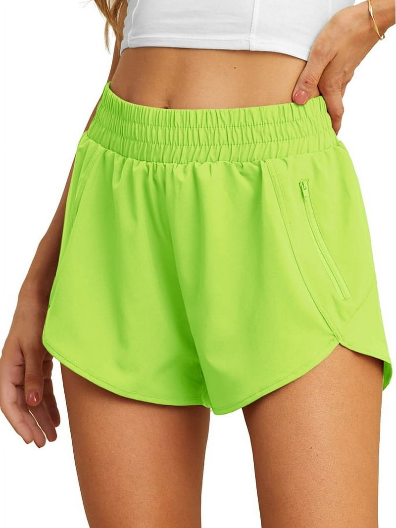 Cueply Women's Running Shorts, High Waisted Quick Dry Shorts