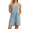 thumbnail image 1 of Cueply Rompers for Women Short Overalls Casual Summer Adjustable Strap Shorts Jumpsuit with Pockets, 1 of 7