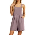 thumbnail image 1 of Cueply Rompers for Women Short Overalls Casual Summer Adjustable Strap Shorts Jumpsuit with Pockets, 1 of 7